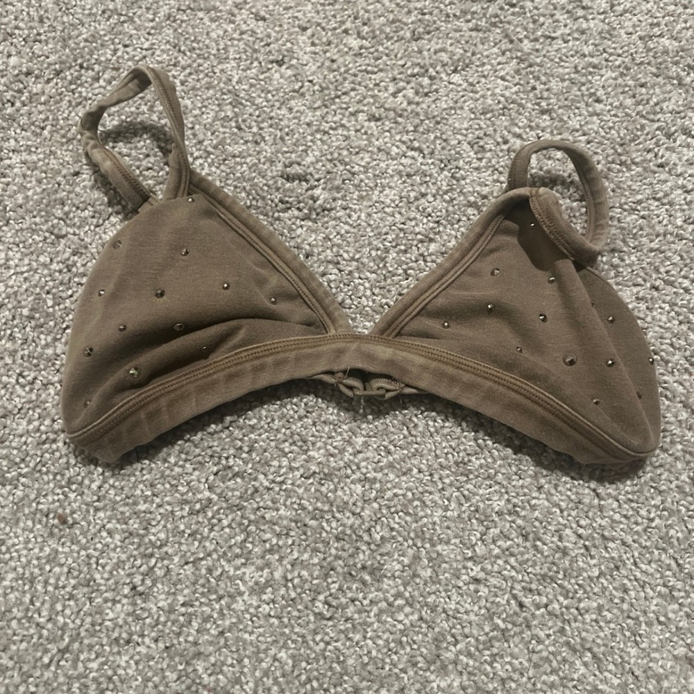 Skims outdoor rhinestone bralette